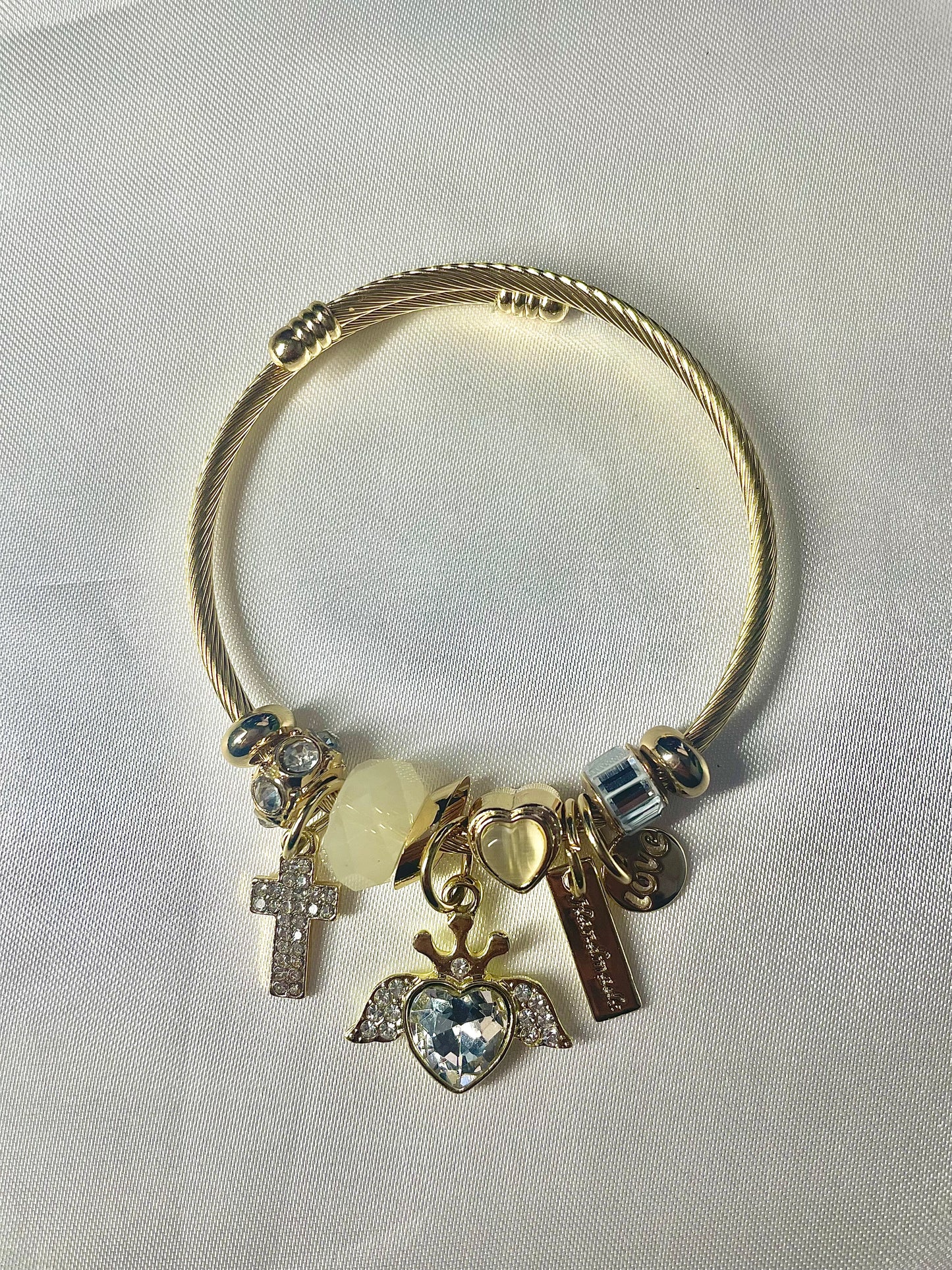 Cross Charm Bracelet