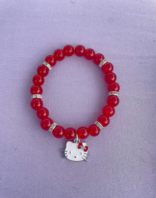 Red hello kitty bracelet